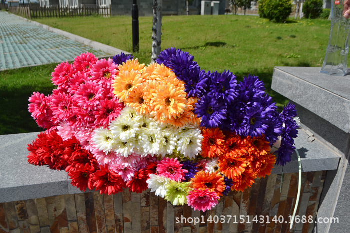 仿真扶郎花 客廳園林花藝的優(yōu)選工程批發(fā)方案